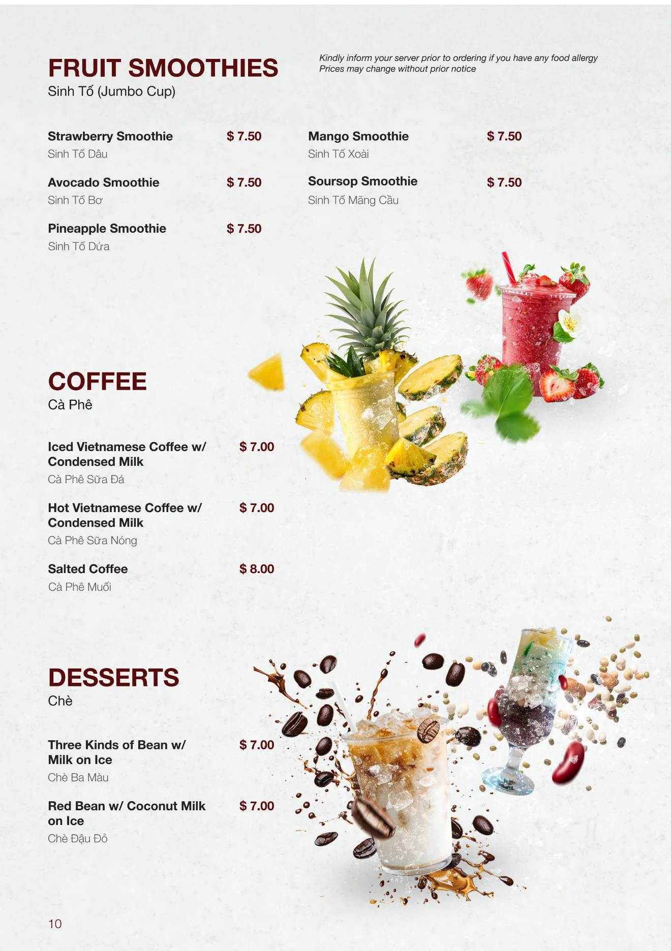 Pineapple and strawberry fruit smoothies